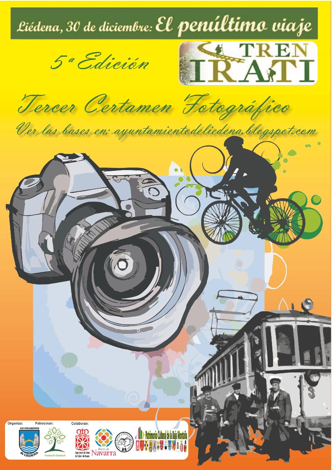 cartel fotografía tren 2019